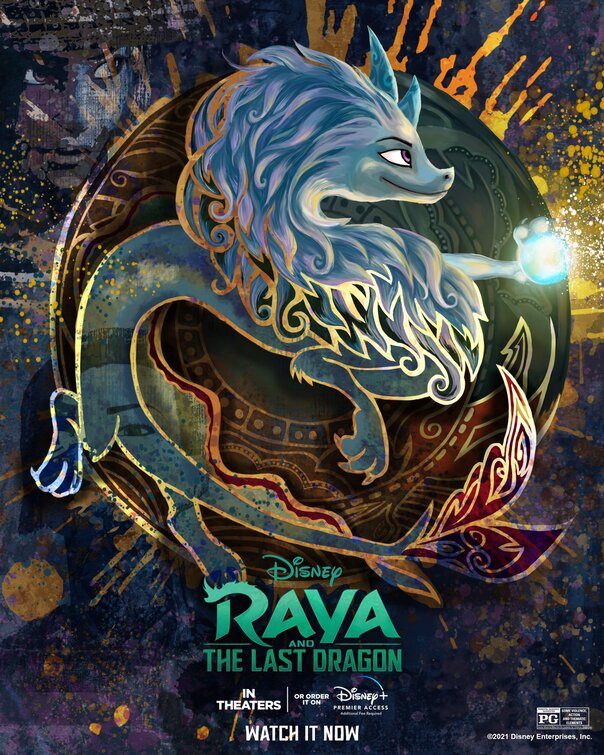 1000 piece jigsaw puzzle for the movie poster: Raya and the Last Dragon (2021) ver23
