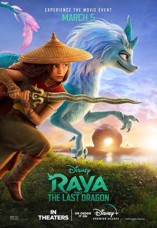1000 piece jigsaw puzzle for the movie poster: Raya and the Last Dragon (2021) ver5