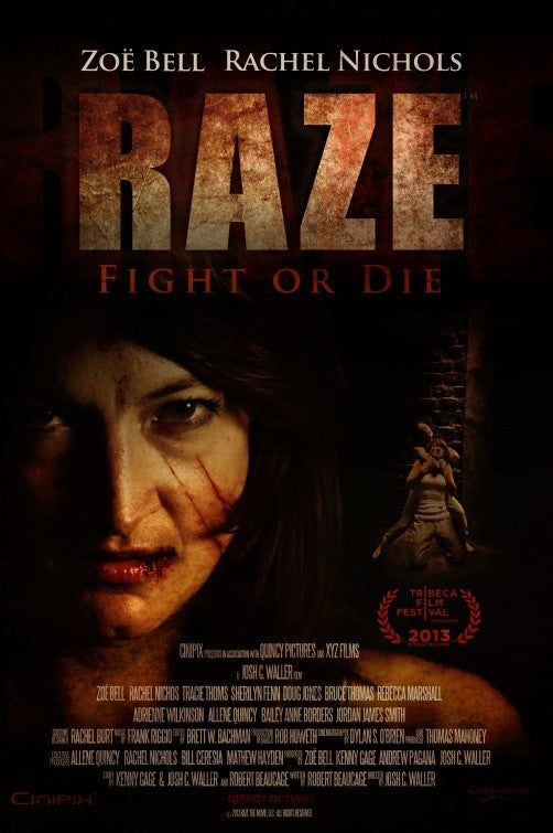 1000 piece jigsaw puzzle for the movie poster: Raze (2014)