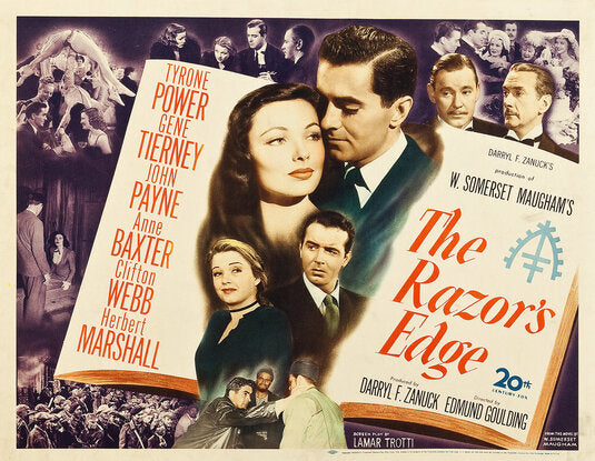 1000 piece jigsaw puzzle for the movie poster: The Razor's Edge (1946) ver5