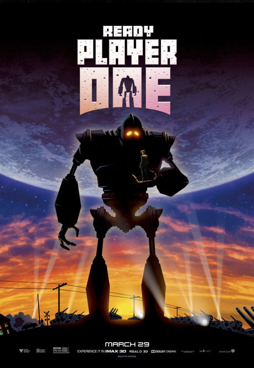 1000 piece jigsaw puzzle for the movie poster: Ready Player One (2018) ver20