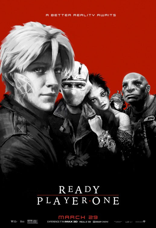 1000 piece jigsaw puzzle for the movie poster: Ready Player One (2018) ver22