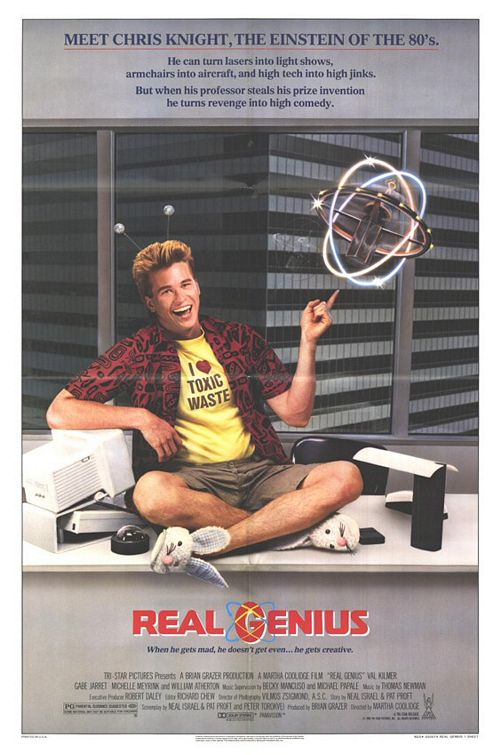 the movie poster: Real Genius (1985)