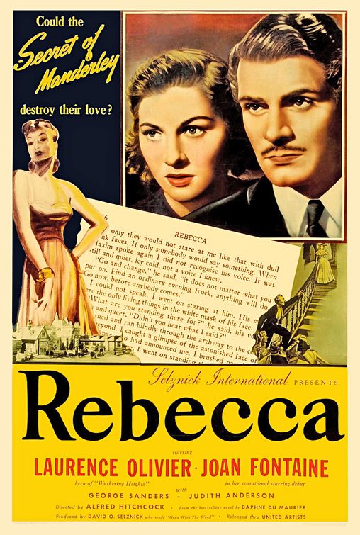 the movie poster: Rebecca (1940) ver3