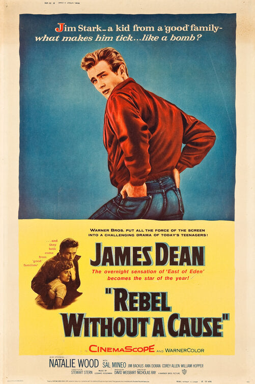 1000 piece jigsaw puzzle for the movie poster: Rebel Without a Cause (1955) ver5