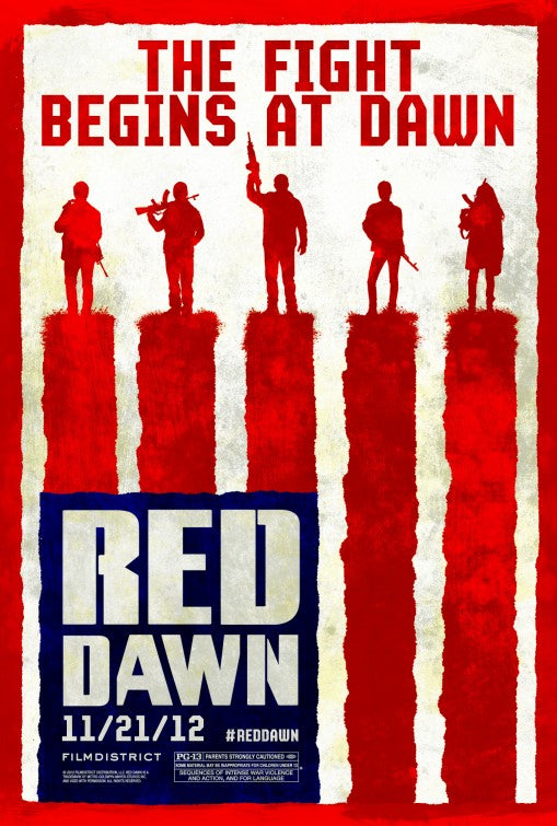 1000 piece jigsaw puzzle for the movie poster: Red Dawn (2012) ver3