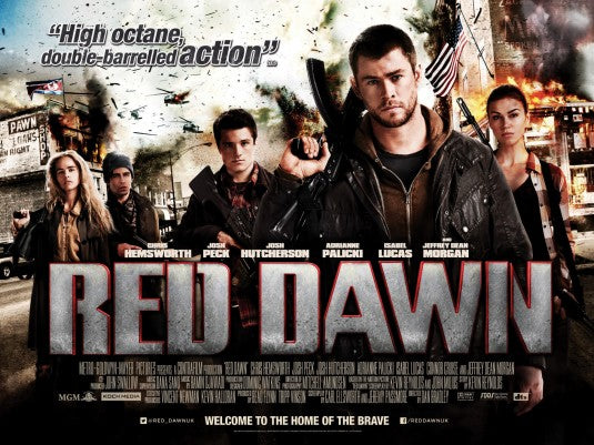 1000 piece jigsaw puzzle for the movie poster: Red Dawn (2012) ver4