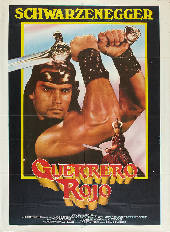 1000 piece jigsaw puzzle for the movie poster: Red Sonja (1985) ver3