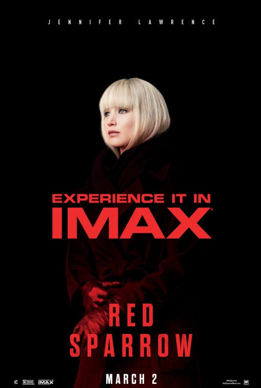 1000 piece jigsaw puzzle for the movie poster: Red Sparrow (2018) ver3