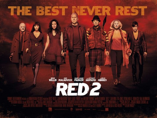 1000 piece jigsaw puzzle for the movie poster: Red 2 (2013) ver11