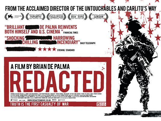 the movie poster: Redacted (2007) ver5