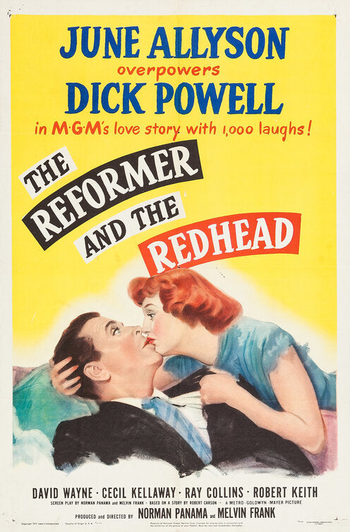 1000 piece jigsaw puzzle for the movie poster: The Reformer and the Redhead (1950)