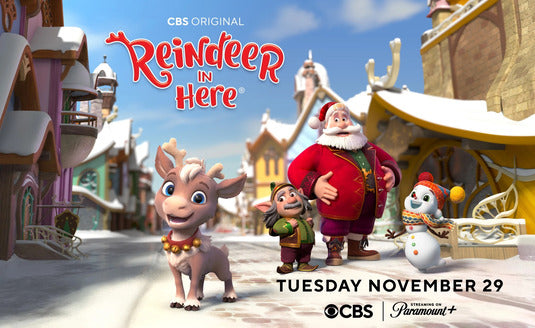 1000 piece jigsaw puzzle for tv poster: Reindeer in Here