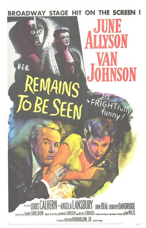 the movie poster: Remains to Be Seen (1953)