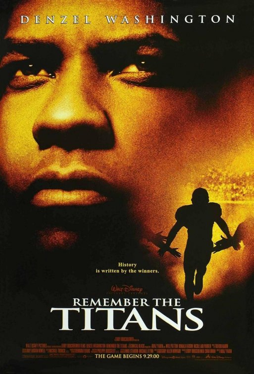 1000 piece jigsaw puzzle for the movie poster: Remember the Titans (2000)