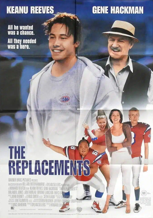 the movie poster: The Replacements (2000) ver2