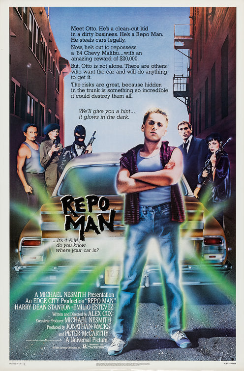 the movie poster: Repo Man (1984)