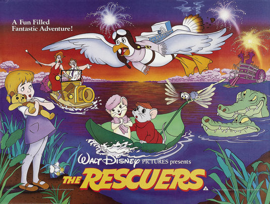 1000 piece jigsaw puzzle for the movie poster: The Rescuers (1977) ver5