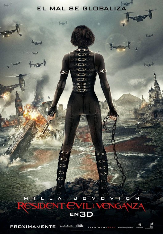1000 piece jigsaw puzzle for the movie poster: Resident Evil: Retribution (2012) ver2