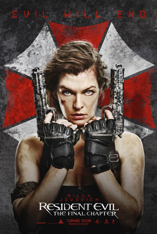1000 piece jigsaw puzzle for the movie poster: Resident Evil: The Final Chapter (2017) ver4