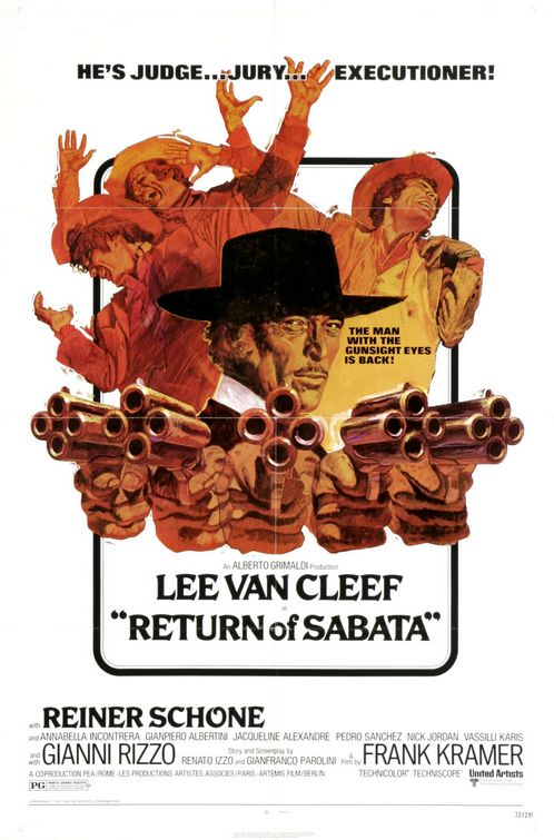 the movie poster: Return of Sabata (1972)