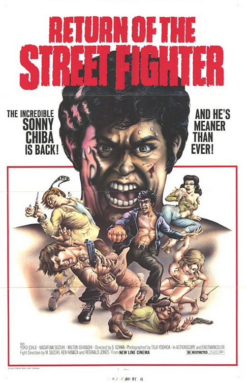 the movie poster: Return of the Street Fighter (1974)