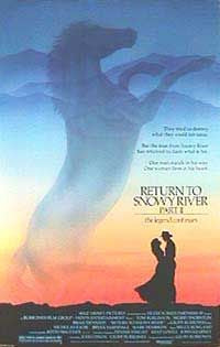 the movie poster: Return to Snowy River (1988)