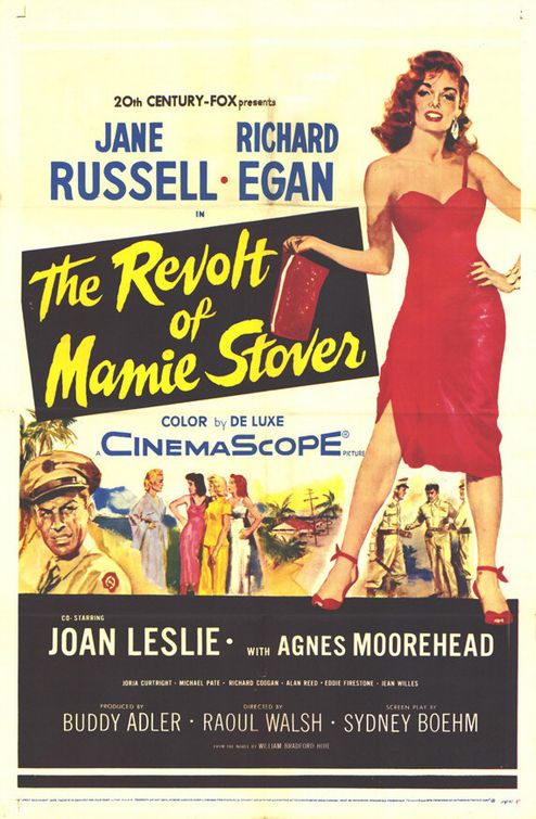 the movie poster: The Revolt of Mamie Stover (1956)