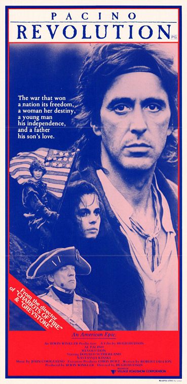 the movie poster: Revolution (1985) ver2