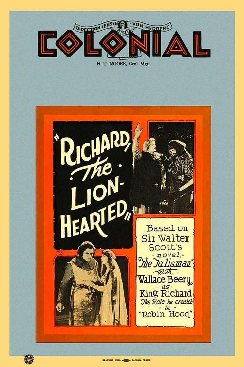 the movie poster: Richard the Lion-Hearted (1923)