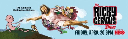 1000 piece jigsaw puzzle for tv poster: The Ricky Gervais Show, ver4