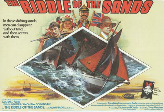 1000 piece jigsaw puzzle for the movie poster: The Riddle of the Sands (1979)