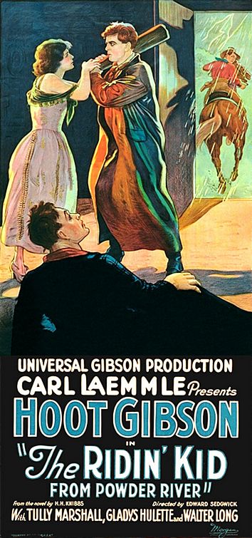 the movie poster: The Ridin' Kid from Powder River (1924) ver3