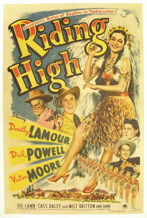 the movie poster: Riding High (1943)