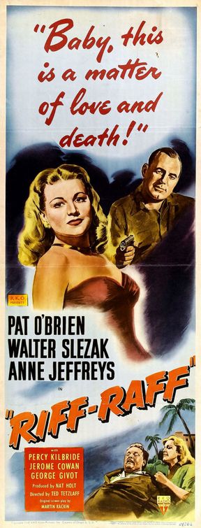the movie poster: Riffraff (1947)