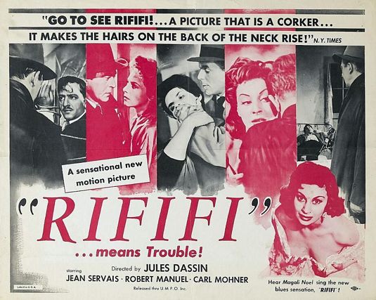 the movie poster: Rififi (1956)