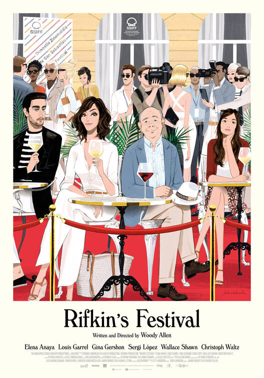 1000 piece jigsaw puzzle for the movie poster: Rifkin's Festival (2020)