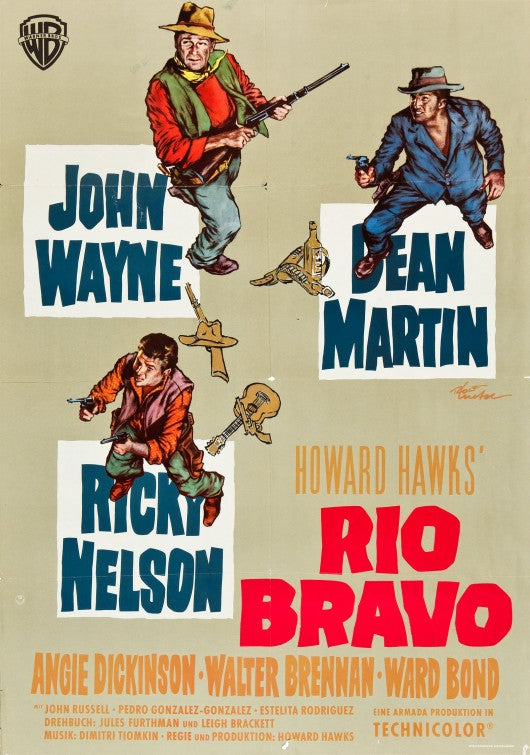 1000 piece jigsaw puzzle for the movie poster: Rio Bravo (1959) ver5