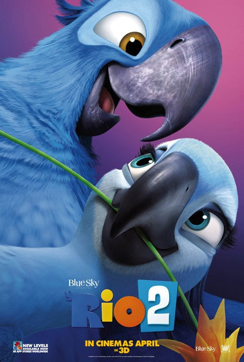 1000 piece jigsaw puzzle for the movie poster: Rio 2 (2014) ver10