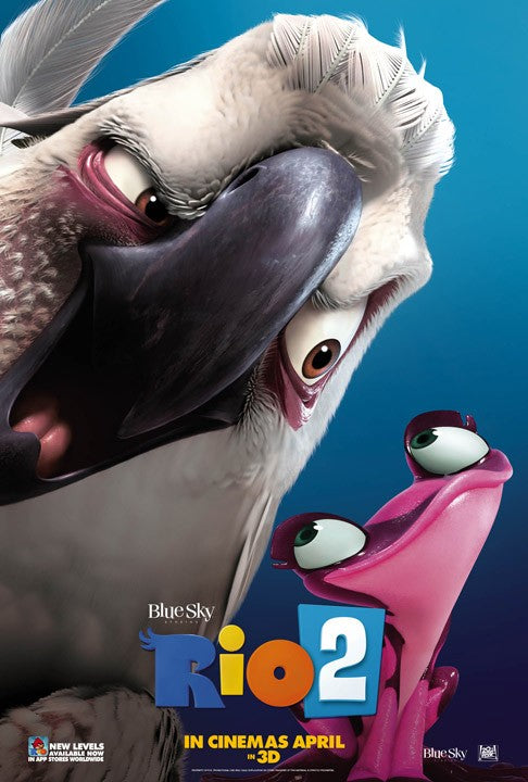 1000 piece jigsaw puzzle for the movie poster: Rio 2 (2014) ver12