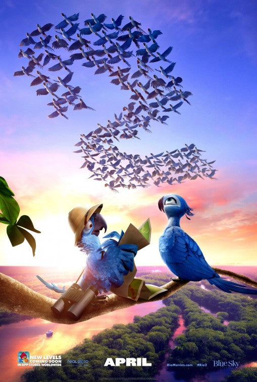 1000 piece jigsaw puzzle for the movie poster: Rio 2 (2014) ver5