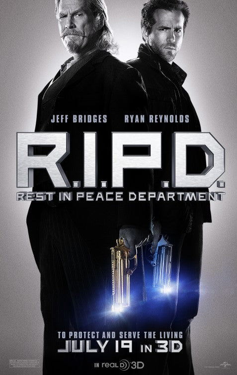 1000 piece jigsaw puzzle for the movie poster: R.I.P.D. (2013)