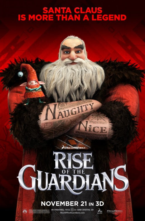 1000 piece jigsaw puzzle for the movie poster: Rise of the Guardians (2012) ver14