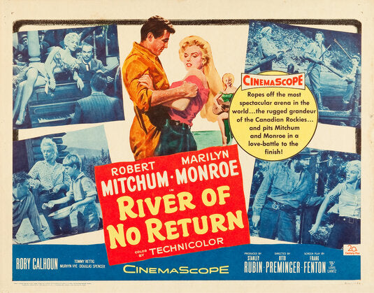 1000 piece jigsaw puzzle for the movie poster: River of No Return (1954) ver11