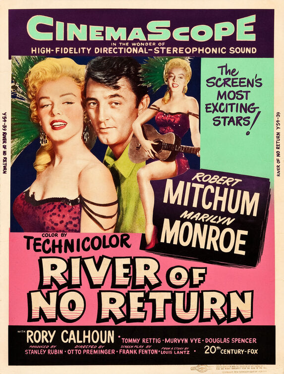 1000 piece jigsaw puzzle for the movie poster: River of No Return (1954) ver13