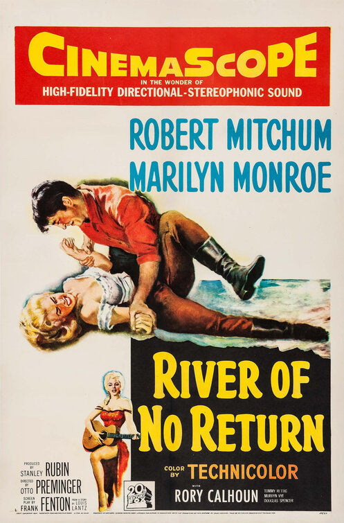 1000 piece jigsaw puzzle for the movie poster: River of No Return (1954) ver2