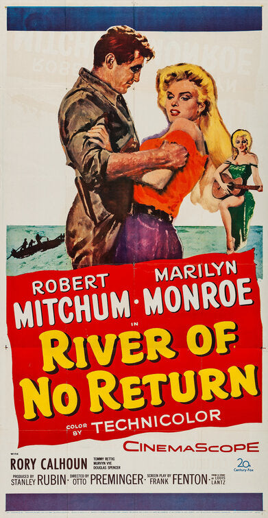 1000 piece jigsaw puzzle for the movie poster: River of No Return (1954) ver4