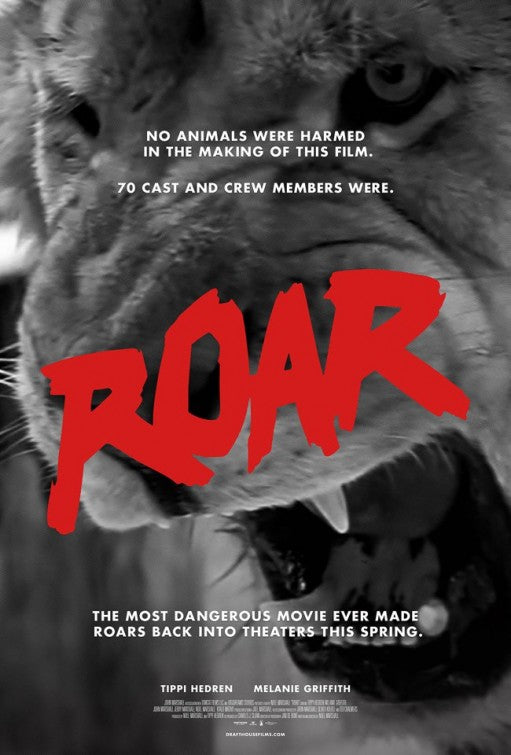 1000 piece jigsaw puzzle for the movie poster: Roar (1981)
