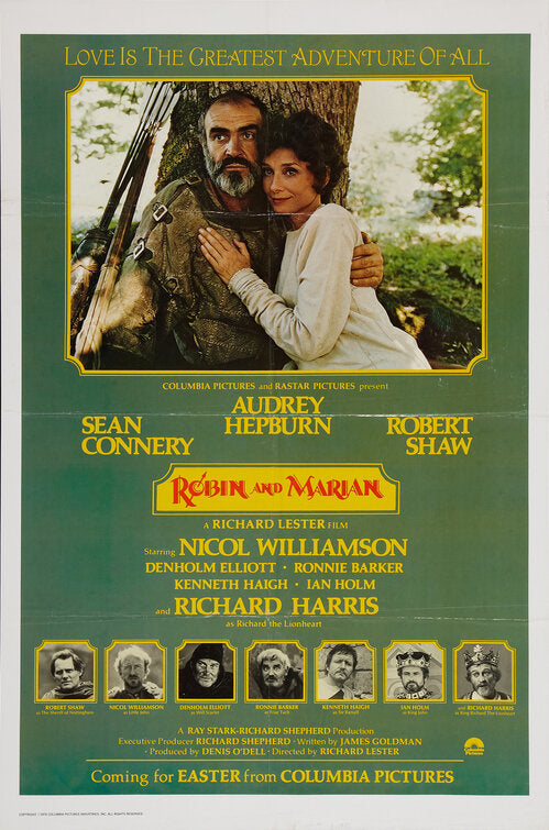 the movie poster: Robin and Marian (1976) ver2