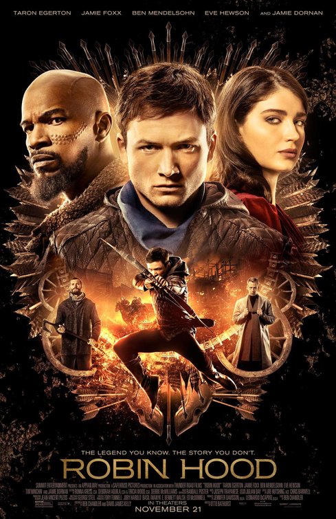 1000 piece jigsaw puzzle for the movie poster: Robin Hood (2018) ver12